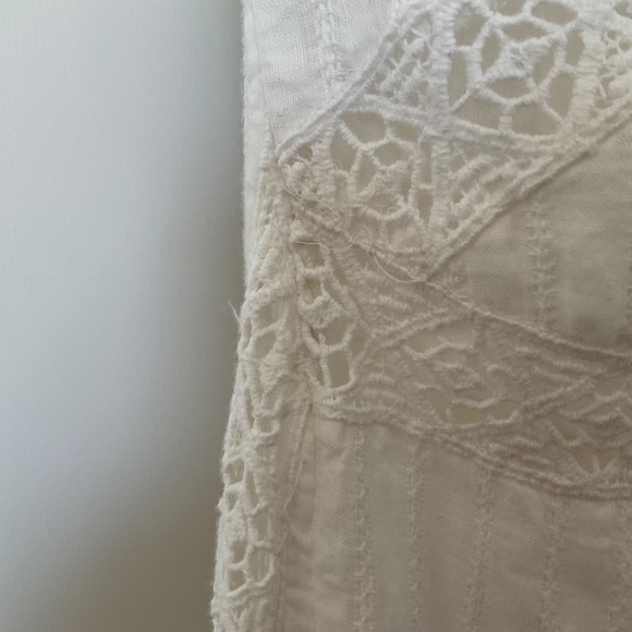 FREE PEOPLE Beautiful white cotton asymmetric dress - Picture 9 of 16